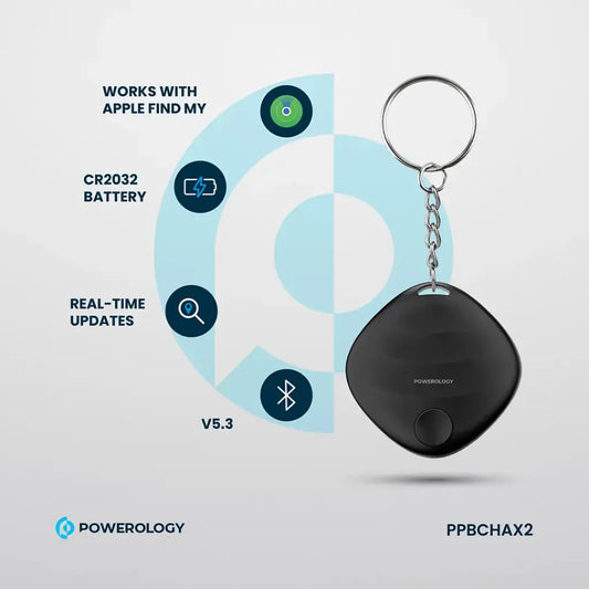 Powerology Smart Tag Accelerometer Built-in Speaker - Black The Wonders Mart Trading™