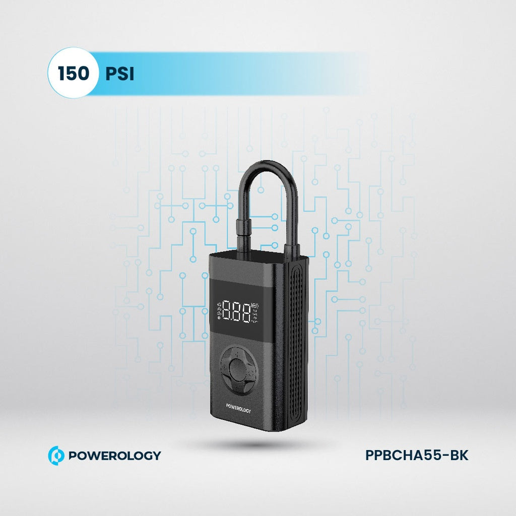 Powerology Ultra Portable Air Compressor Power Bank The Wonders Mart Trading™