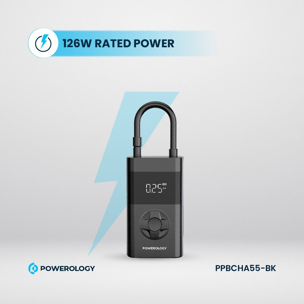 Powerology Ultra Portable Air Compressor Power Bank The Wonders Mart Trading™