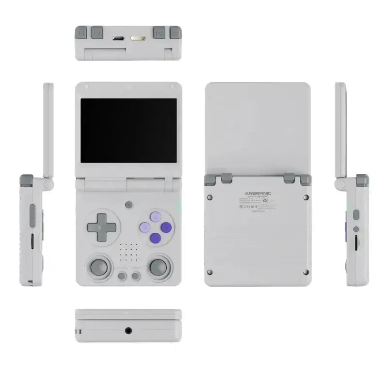 ANBERNIC RG34XXSP Retro Handheld Game Console – 3.4" IPS, 4000+ Games, Dual TF Slots, Hall Magnetic Sleep Mode The Wonders Mart Trading™