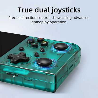 ANBERNIC RG35XX Pro 128GB – Retro Handheld Game Console | 3.5" IPS Screen | 30+ Emulators | WiFi, Bluetooth, HDMI Output