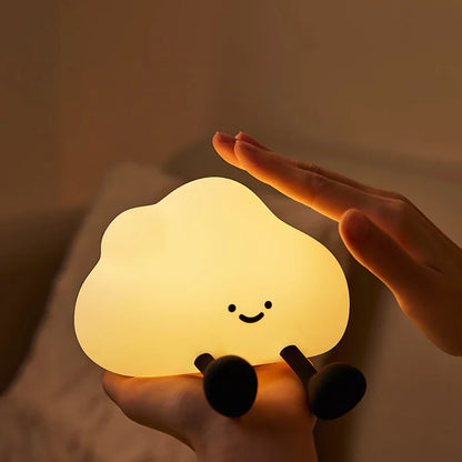 Kids Night Light 3 Light Modes, Dimmable with Timer, Touch Control, Silicone, USB Rechargeable.