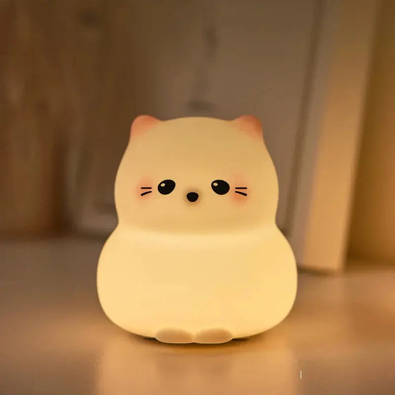 
Kids Night Light 3 Light Modes, Dimmable with Timer, Touch Control, Silicone, USB Rechargeable. The Wonder Mart