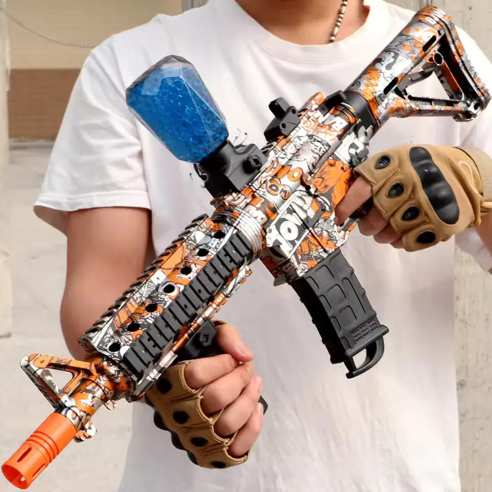 Electric Gel Ball Blaster Toys,Eco-Friendly Splatter Ball Blaster for 14+,Automatic Outdoor Games Toys for Activities Team Game (Sagebrush) The Wonder Mart