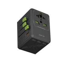 Green Lion GaN Adapter 35W 6 in 1 | 2 in 2 Cable - Black The Wonders Mart Trading™