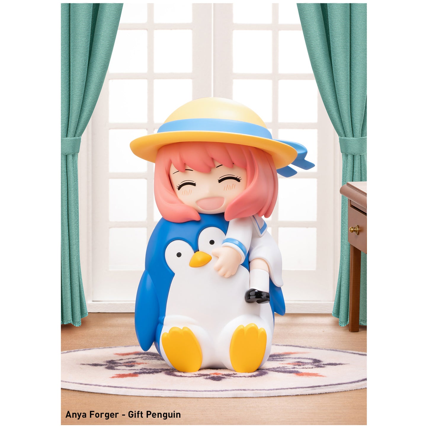 
Anya Forger – Gift Penguin from POP MART SPY × FAMILY Daily Life; scene props are illustrative