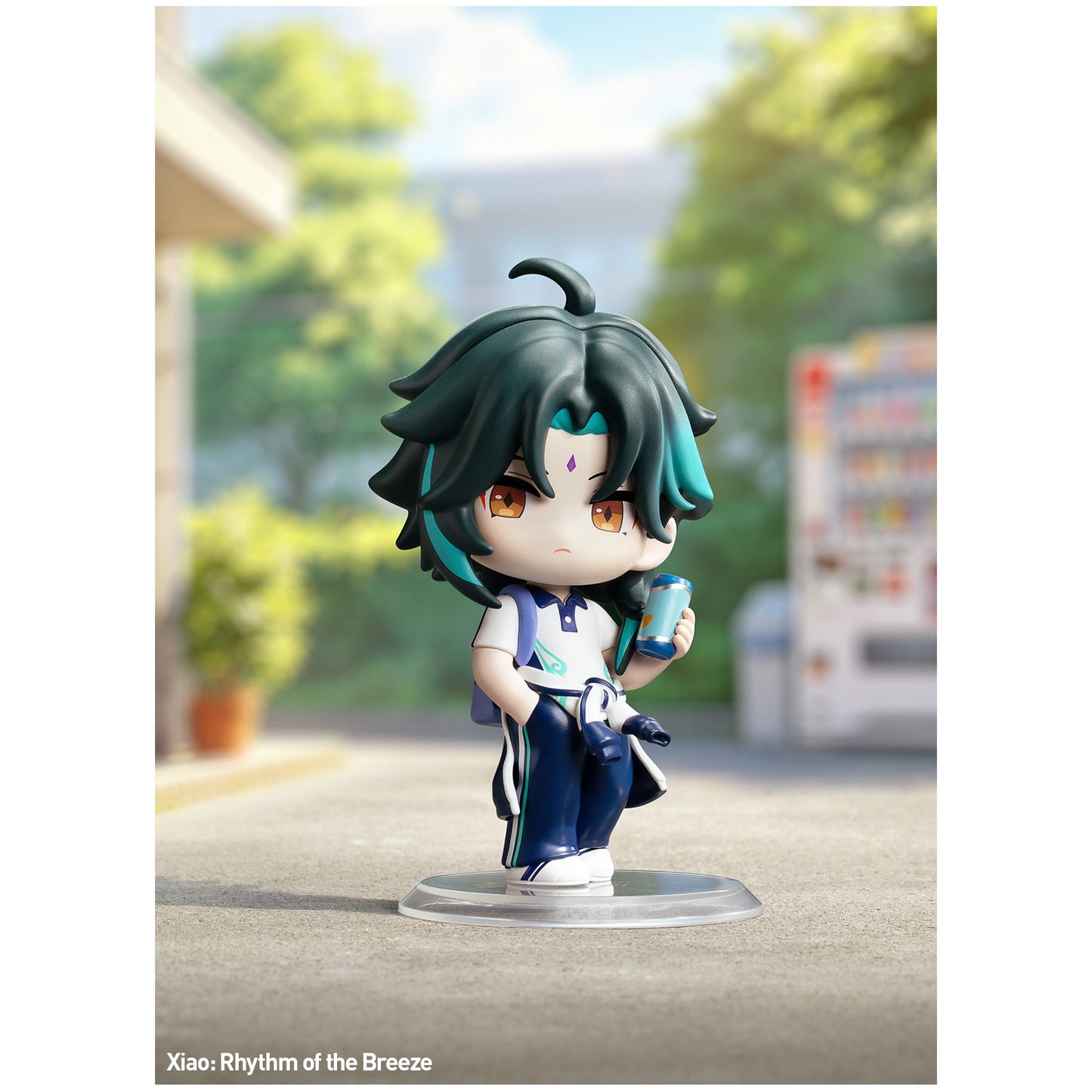 
Xiao – Rhythm of the Breeze chibi figure from Genshin Impact Academy's Light and Shadow Poetry