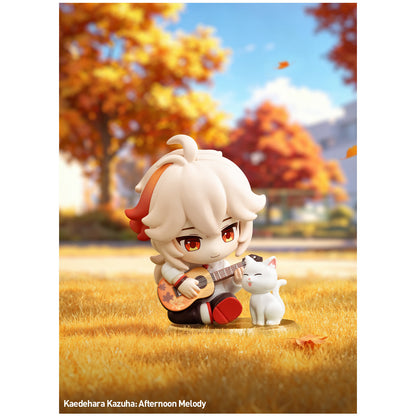 
Kaedehara Kazuha – Afternoon Melody chibi figure from Genshin Impact Academy's Light and Shadow Poetry