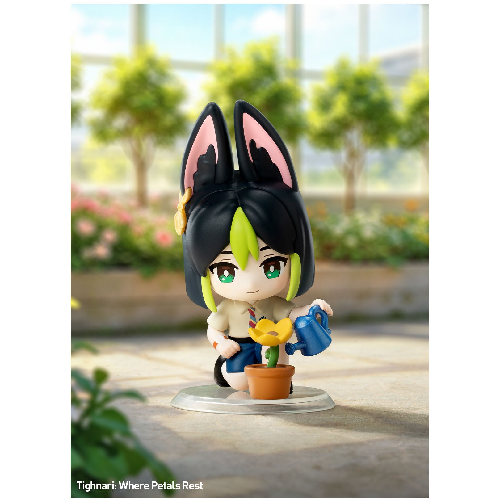 
Tighnari – Where Petals Rest chibi figure from Genshin Impact Academy's Light and Shadow Poetry