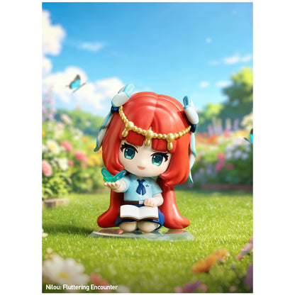 
Nilou – Fluttering Encounter chibi figure from Genshin Impact Academy's Light and Shadow Poetry