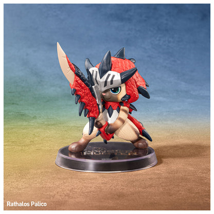 
Rathalos Palico styled close-up from POP MART Monster Hunter Palico