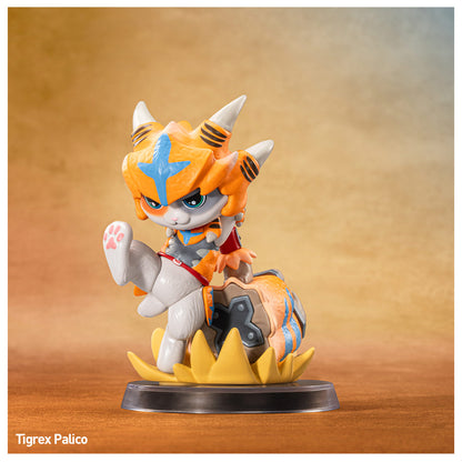 
Tigrex Palico styled close-up from POP MART Monster Hunter Palico