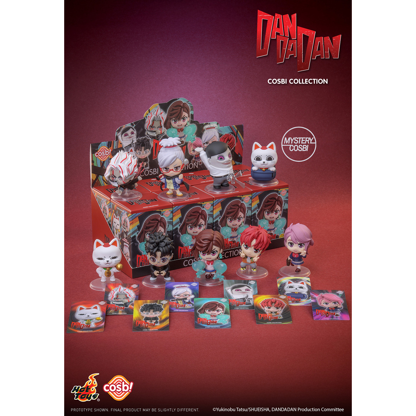 
Hot Toys DAN DA DAN Cosbi Series1 full display carton and series figures
