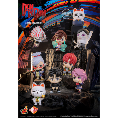 
Complete Hot Toys DAN DA DAN Cosbi Series1 cast styled on dark rocks
