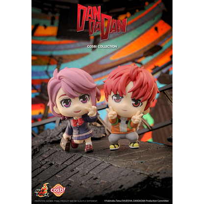 
DAN DA DAN Series1 Aira and Jiji Cosbi figures styled together