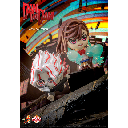 
DAN DA DAN Series1 Momo and transformed Okarun Cosbi figures styled together
