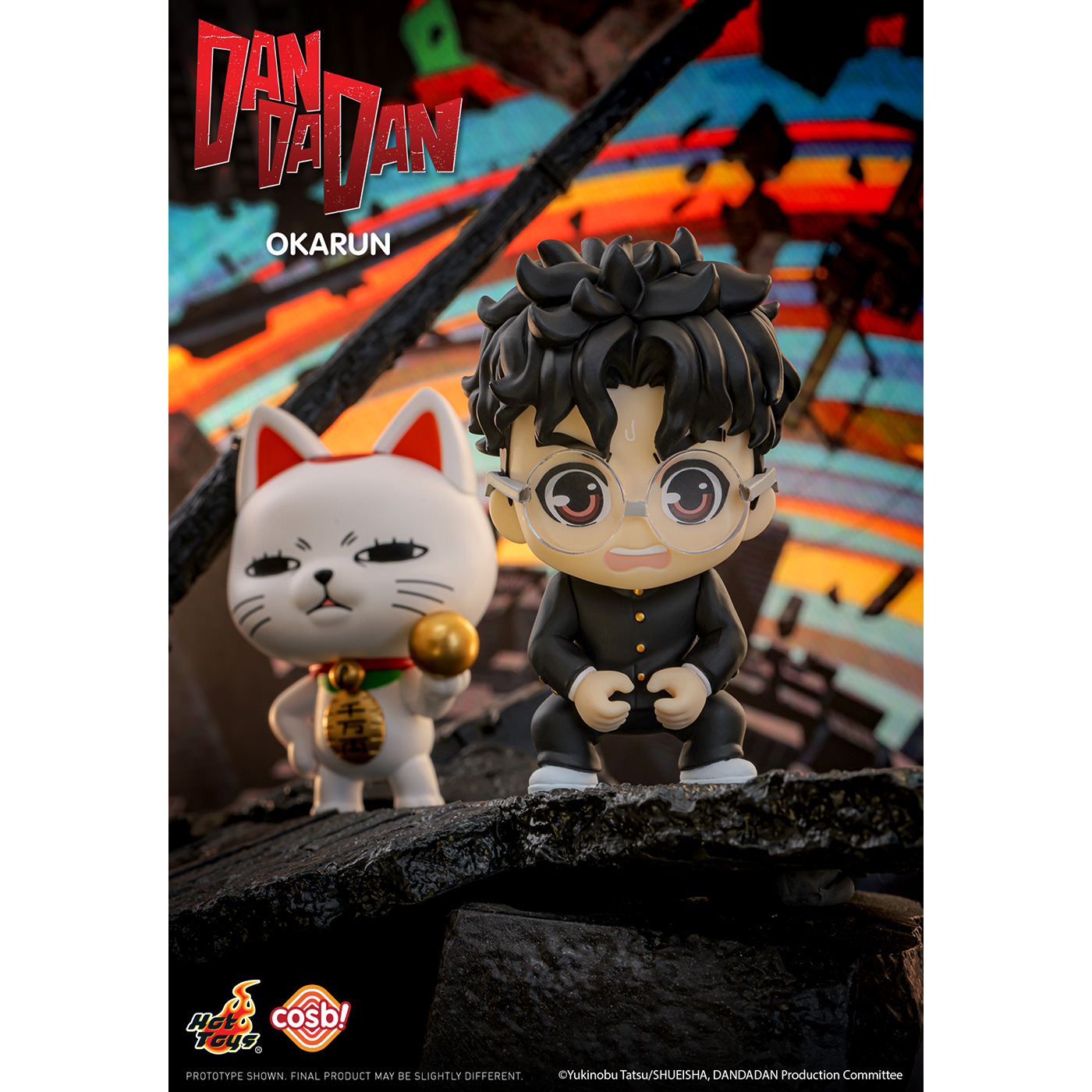
Hot Toys DAN DA DAN Cosbi Series1 Okarun styled close-up