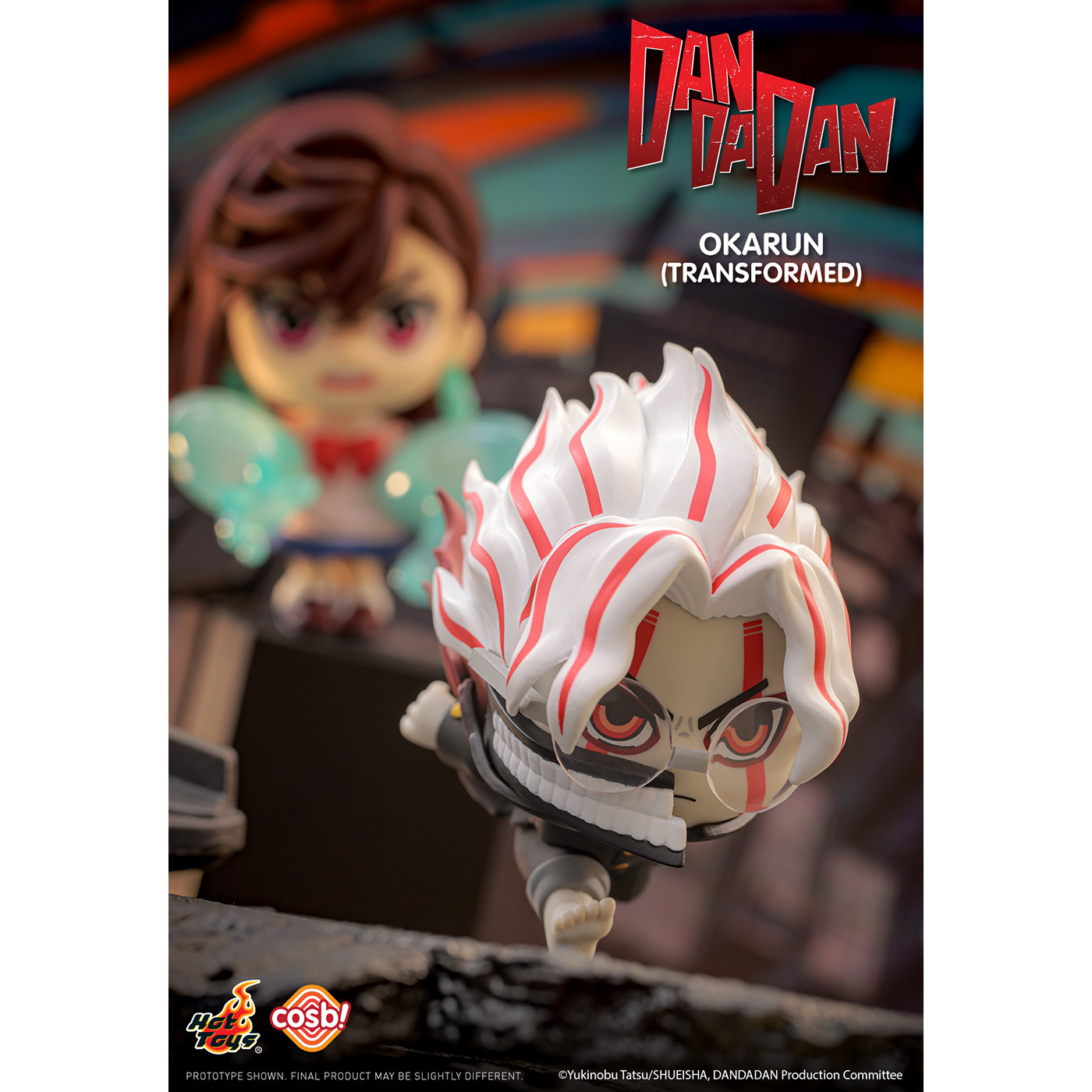 
Hot Toys DAN DA DAN Cosbi Series1 transformed Okarun styled close-up