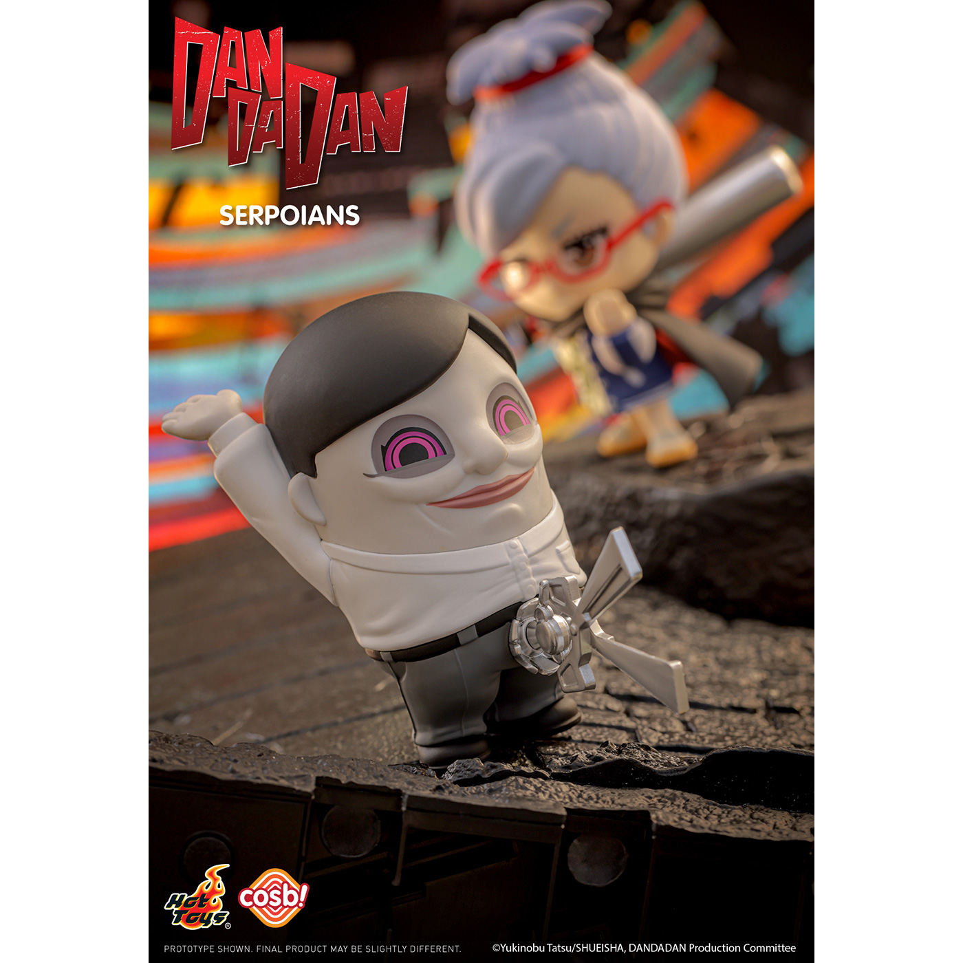 
Hot Toys DAN DA DAN Cosbi Series1 Serpoian styled close-up
