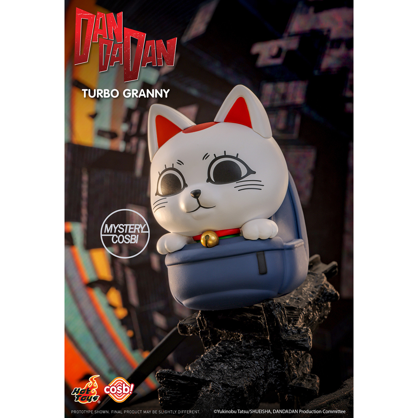 
Hot Toys DAN DA DAN Cosbi Series1 secret Turbo Granny in bowl styled close-up
