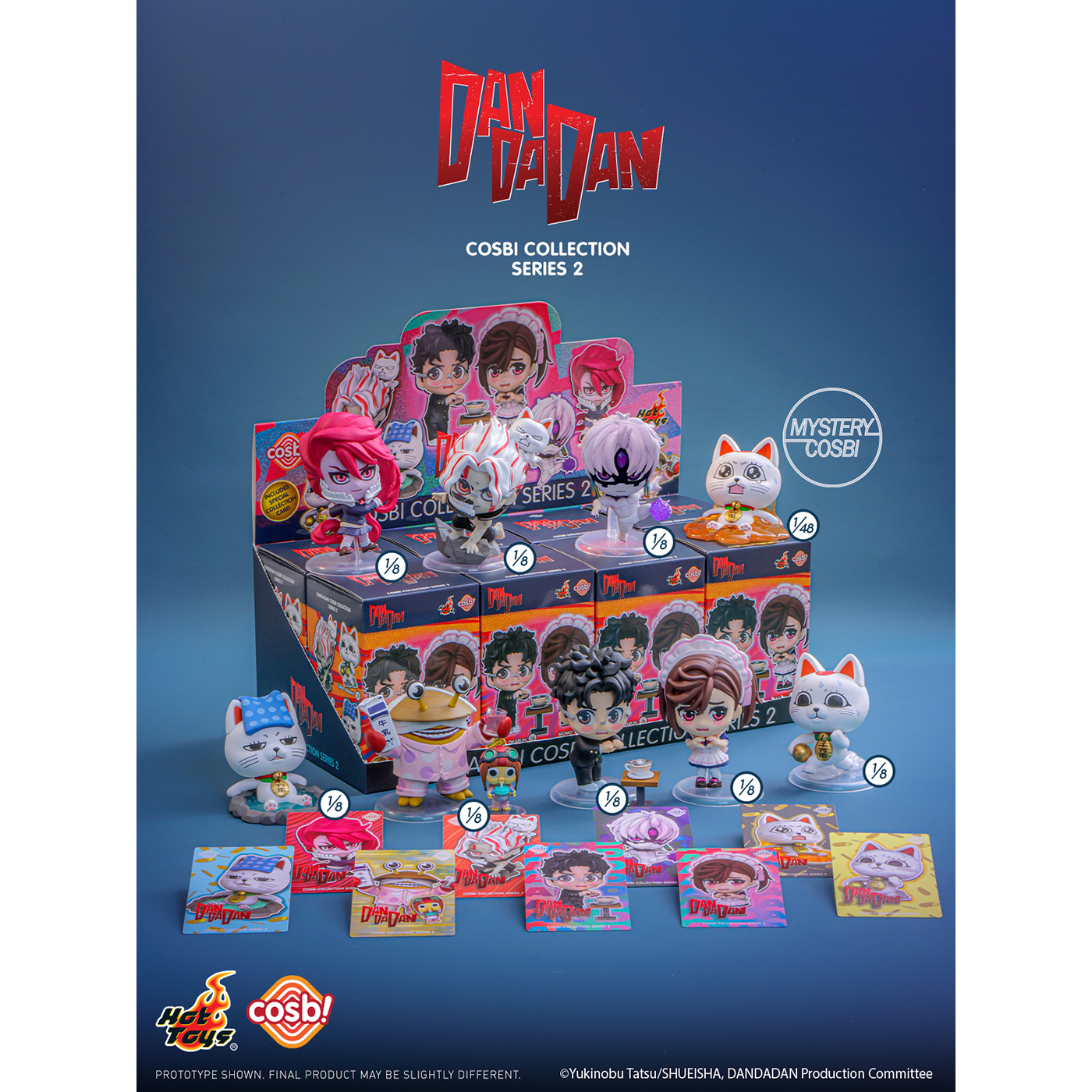 
Hot Toys DAN DA DAN Cosbi Series2 full display carton and series figures