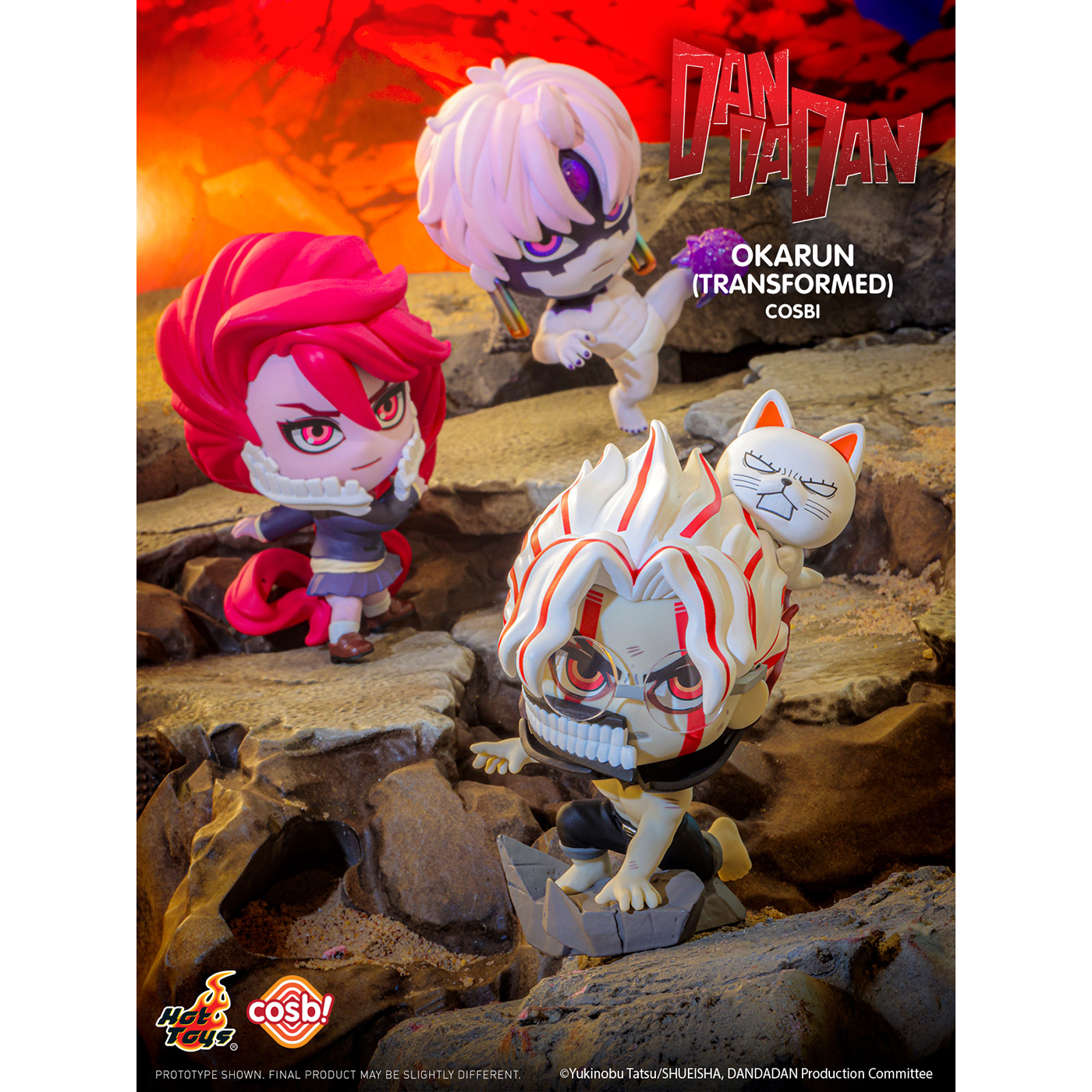 
Hot Toys DAN DA DAN Cosbi Series2 transformed Okarun styled close-up
