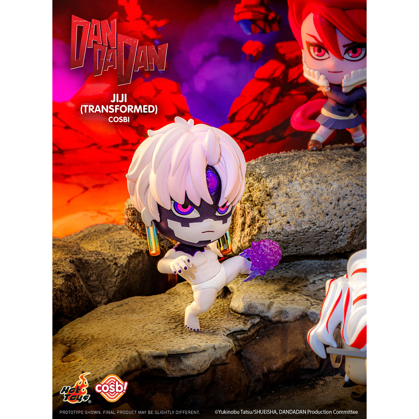 
Hot Toys DAN DA DAN Cosbi Series2 transformed Jiji styled close-up