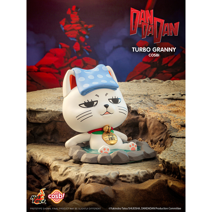 
Hot Toys DAN DA DAN Cosbi Series2 Turbo Granny in bath styled close-up