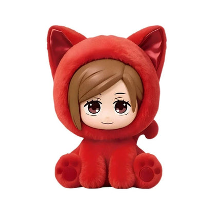 
Nobara Kugisaki red cat plush pendant from EAKI Sitting Cat Party