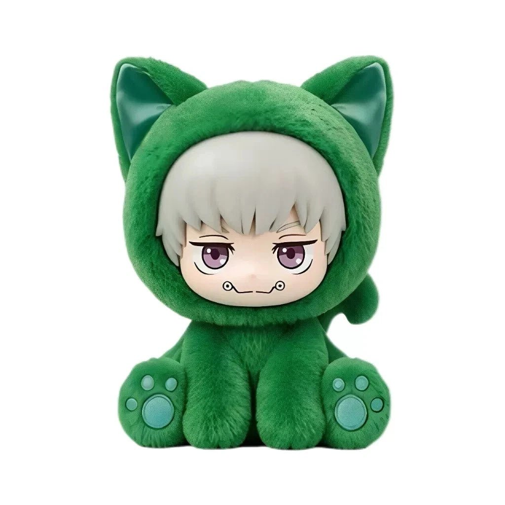 
Toge Inumaki green cat plush pendant from EAKI Sitting Cat Party