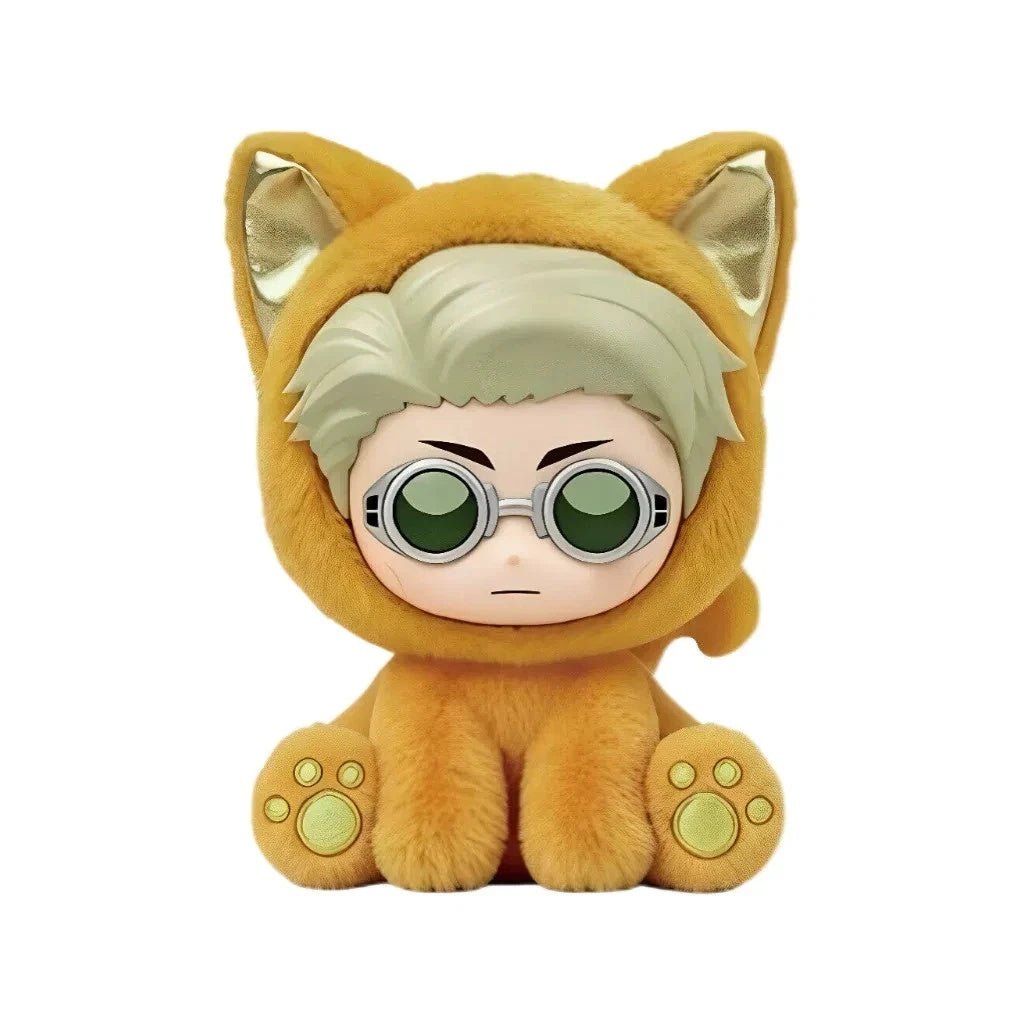 
Kento Nanami yellow cat plush pendant from EAKI Sitting Cat Party
