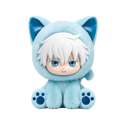 
Satoru Gojo blue cat plush pendant from EAKI Sitting Cat Party