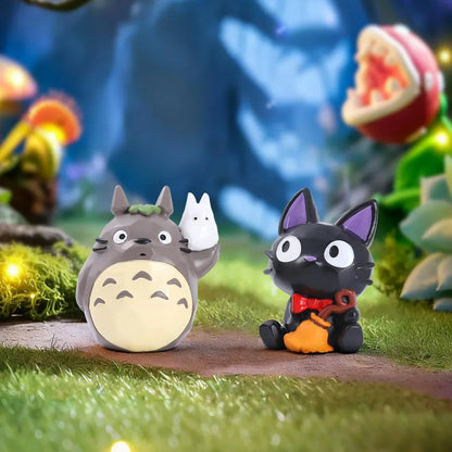 
Grey Totoro and Jiji Memory Engraving mini figure examples