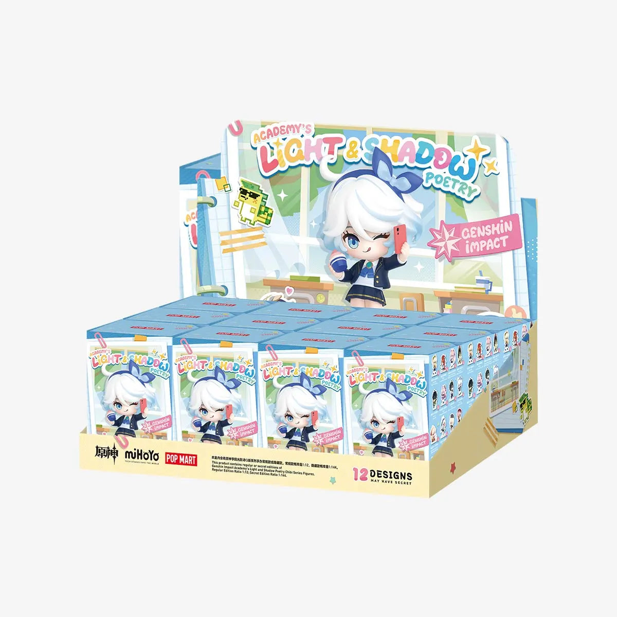 
Genshin Impact Academy's Light and Shadow Poetry full 12-box display; illustrative case