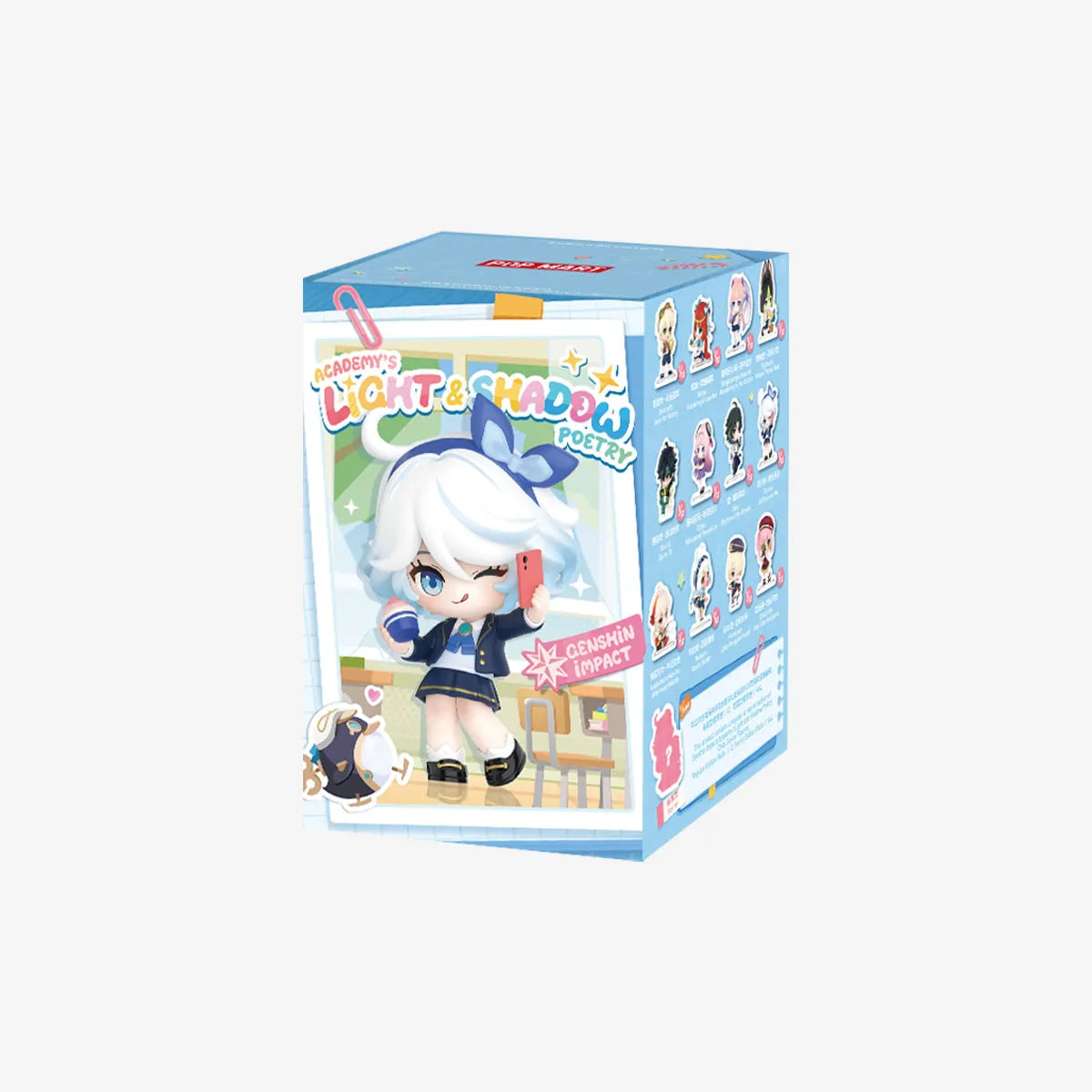 
One sealed Genshin Impact Academy's Light and Shadow Poetry retail blind box