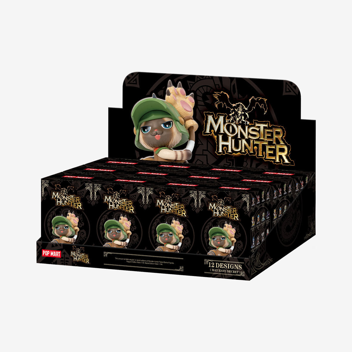 
Monster Hunter Palico full 12-box display; illustrative case, listing is one blind box