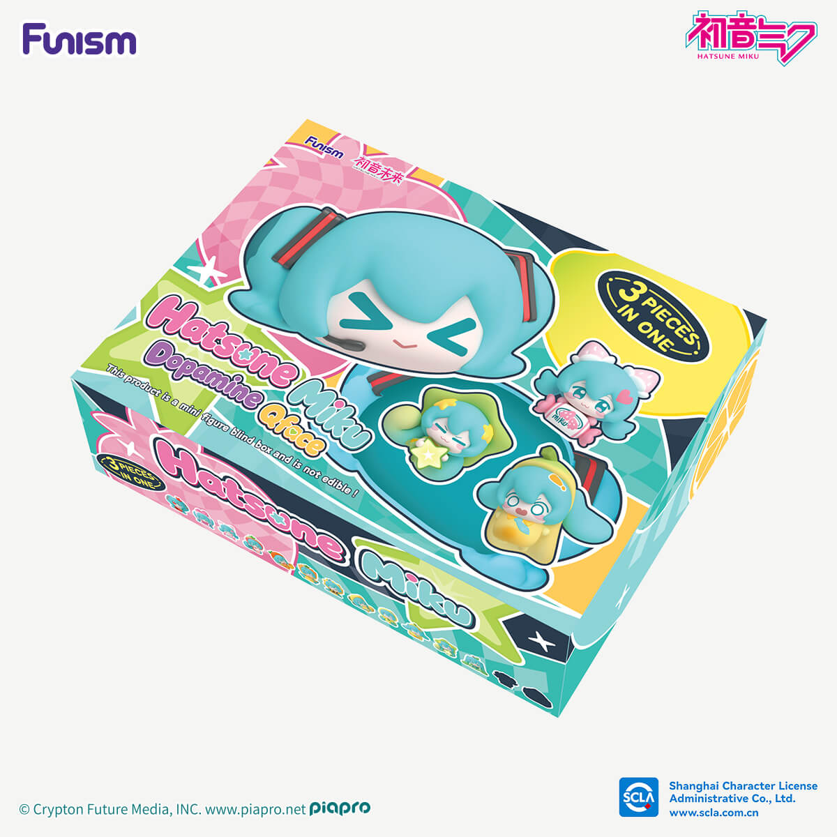 
FUNISM Hatsune Miku Dopamine Qface closed four-capsule display box