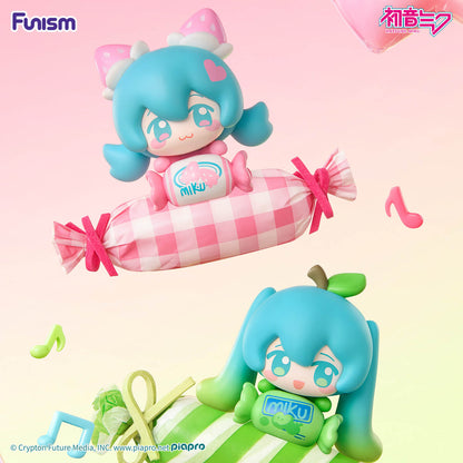 
Hatsune Miku Dopamine Qface strawberry milk candy and green apple miniature designs
