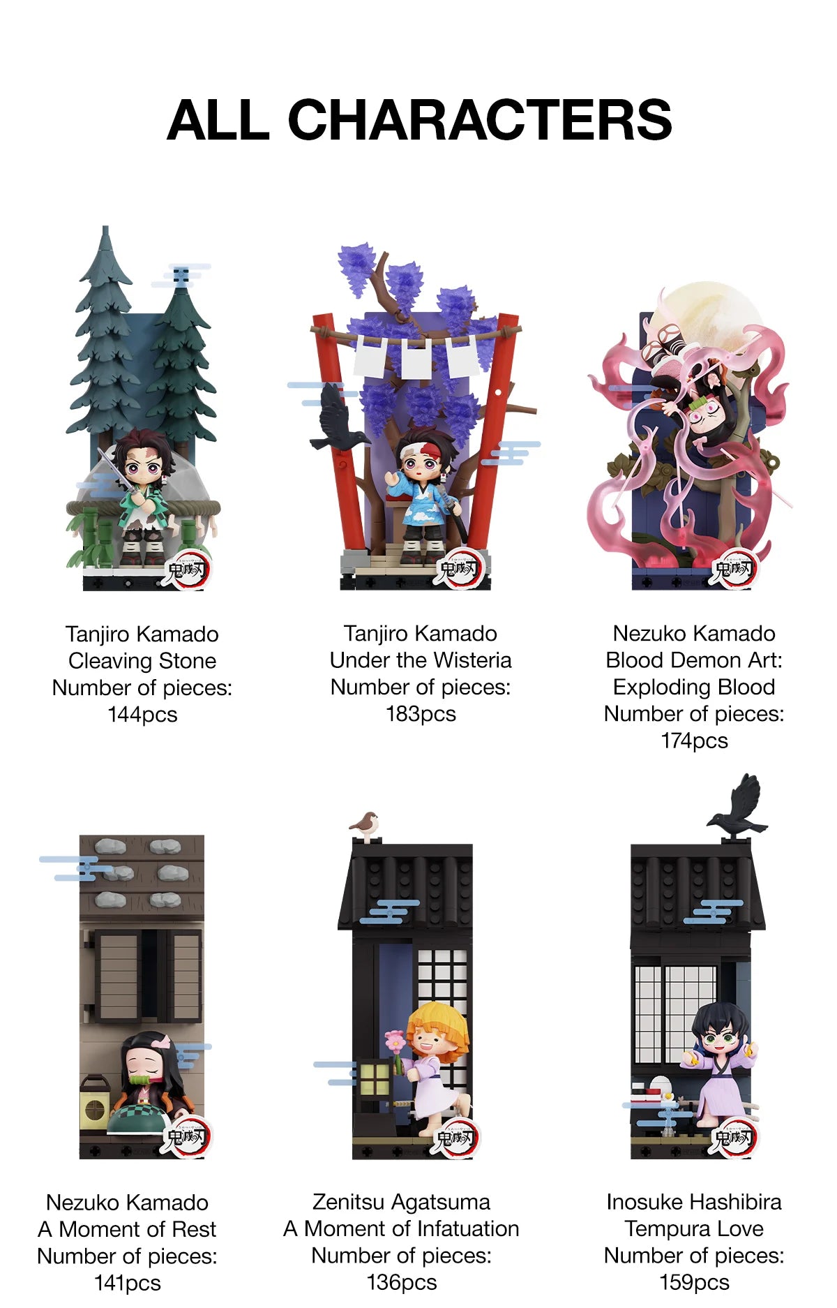 POP MART Demon Slayer: Kimetsu no Yaiba Unwavering Resolve Arc Series Block Figure – Single Blind Box The Wonders Mart Trading™