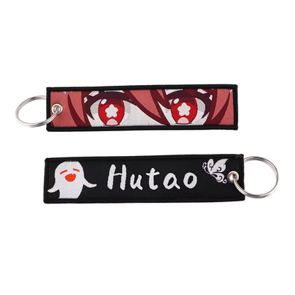 Anime-Inspired Random Tag Keychain – Embroidered, Acrylic & Metal Collectible Keychain (Random Design) The Wonders Mart Trading™