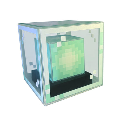 
Beacon cube night light with glowing centre and clear outer case
