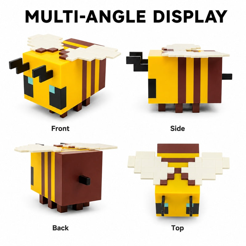 
Bee Glow Buddy from the front, side, back and top
