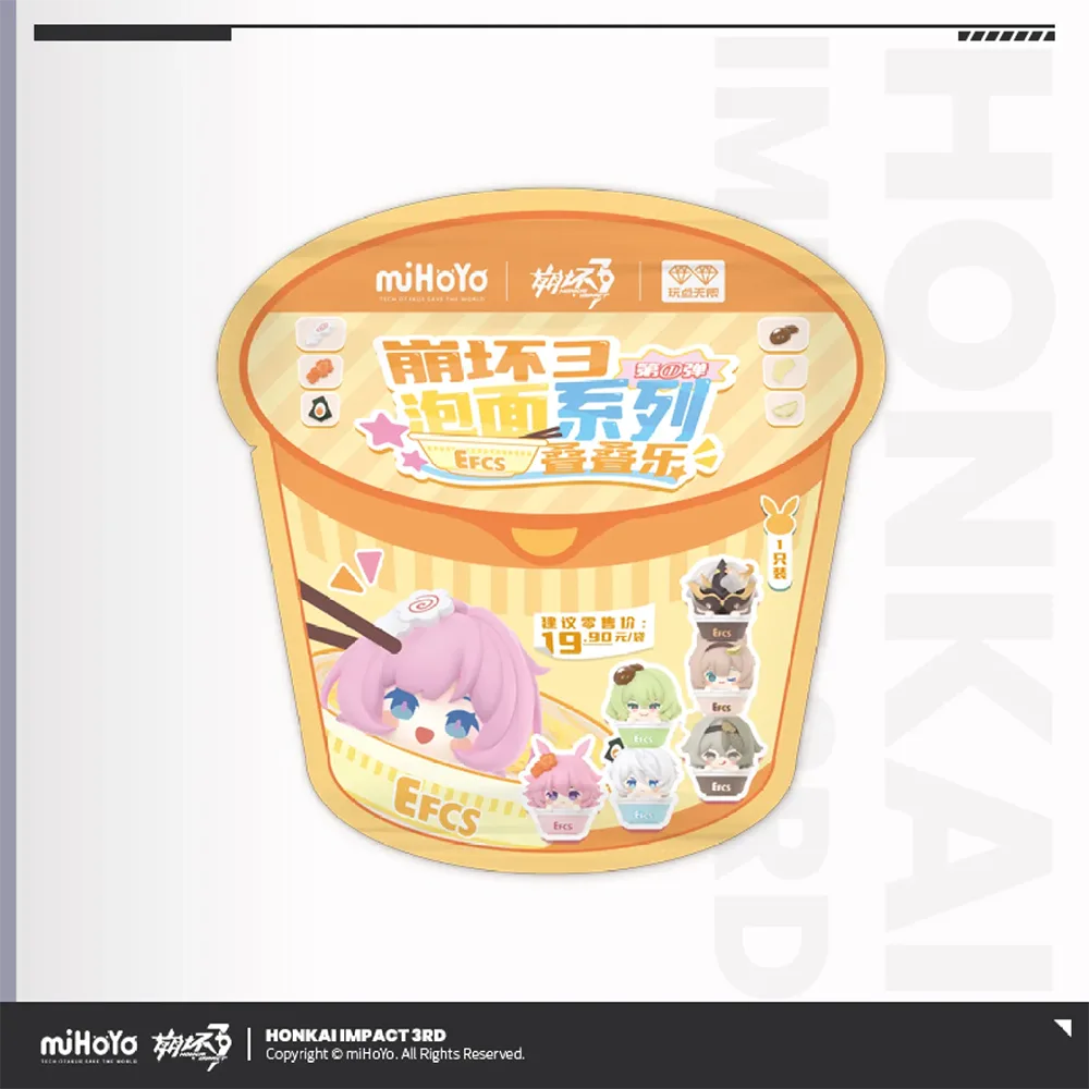 
miHoYo Honkai Impact 3rd Instant Noodle Stacking Vol. 1 - Single Mystery Pack miHoYo × 玩点无限 (Wandianwuxian / Funiverse)