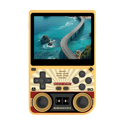 Powkiddy V20 Retro Handheld Game Console - 3.5" IPS Screen, Quad-Core CPU, 5000mAh Battery, Dual TF Slots, 10-Hour Playtime, Open-Source System