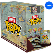 Funko Bitty Pop! One Piece blind-pack display – packaging reference only