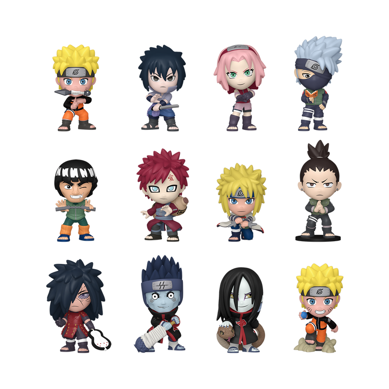 
Funko Naruto Shippuden Mystery Minis character lineup – one random figure supplied