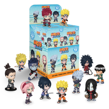 Funko Naruto Shippuden Mystery Minis display carton and examples – one blind box supplied