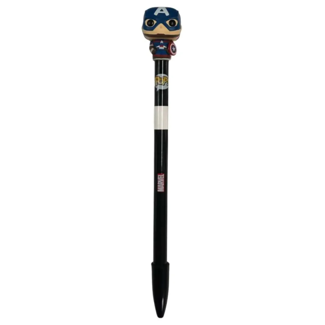 
Funko Marvel Captain America pen example – one assorted character pen supplied