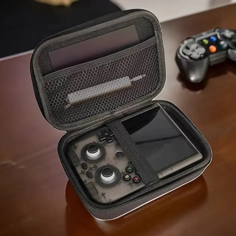 
Retro Handheld Console Carrying Case – Protective Travel Organizer Bag for RG Series & More The Wonders Mart Trading™