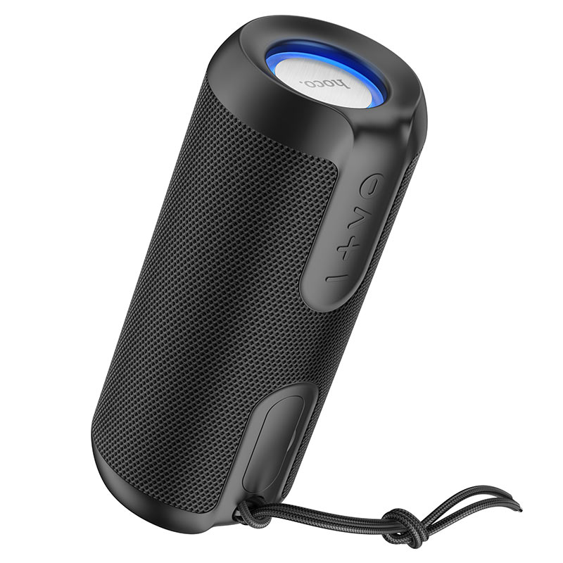 HOCO BS48 Artistic Wireless Bluetooth Speaker – Colorful Lights, FM/TF/USB, Dual 5W, 1200mAh Battery